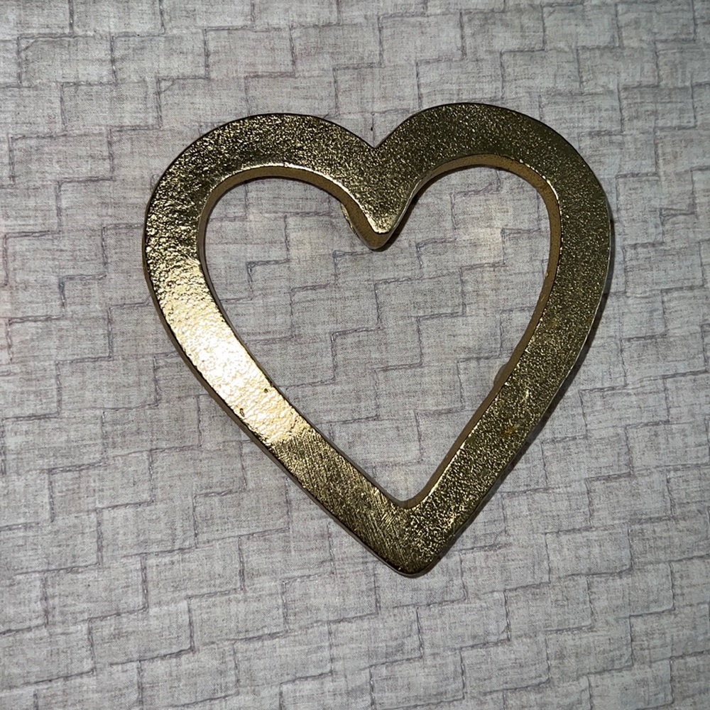 Target brand gold heart